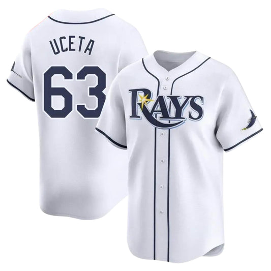 Baseball Edwin Uceta Tampa Bay Rays 63 Jersey