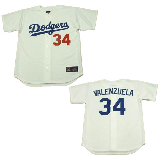 Baseball Fernando Valenzuela Los Angeles Dodgers 34 Jersey