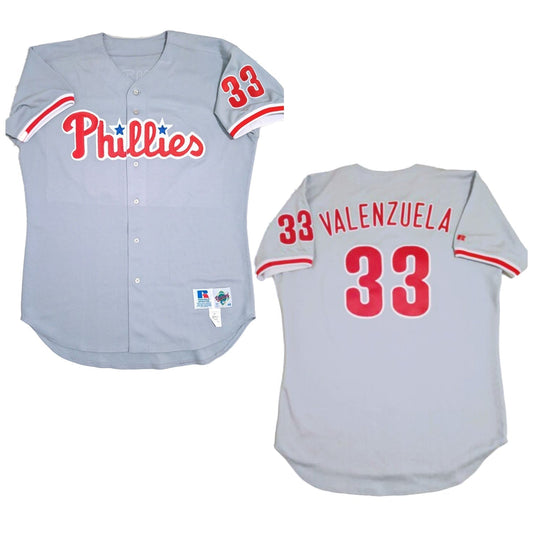 Baseball Fernando Valenzuela Philadelphia Phillies 33 Jersey