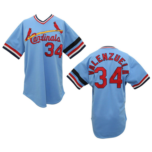 Baseball Fernando Valenzuela St. Louis Cardinals 34 Jersey
