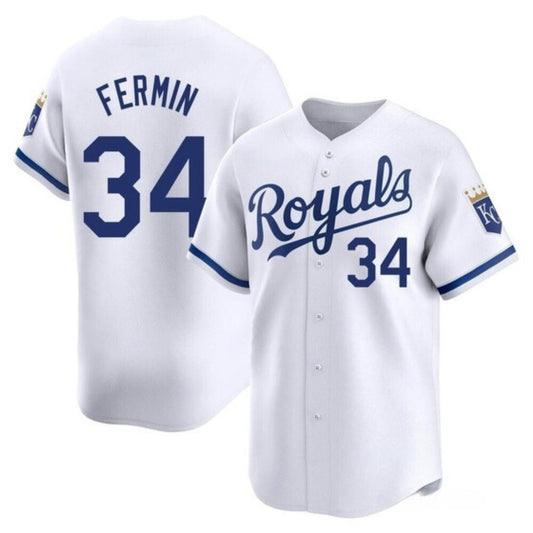 Baseball Freddy Fermin Kansas City Royals 34 Jersey