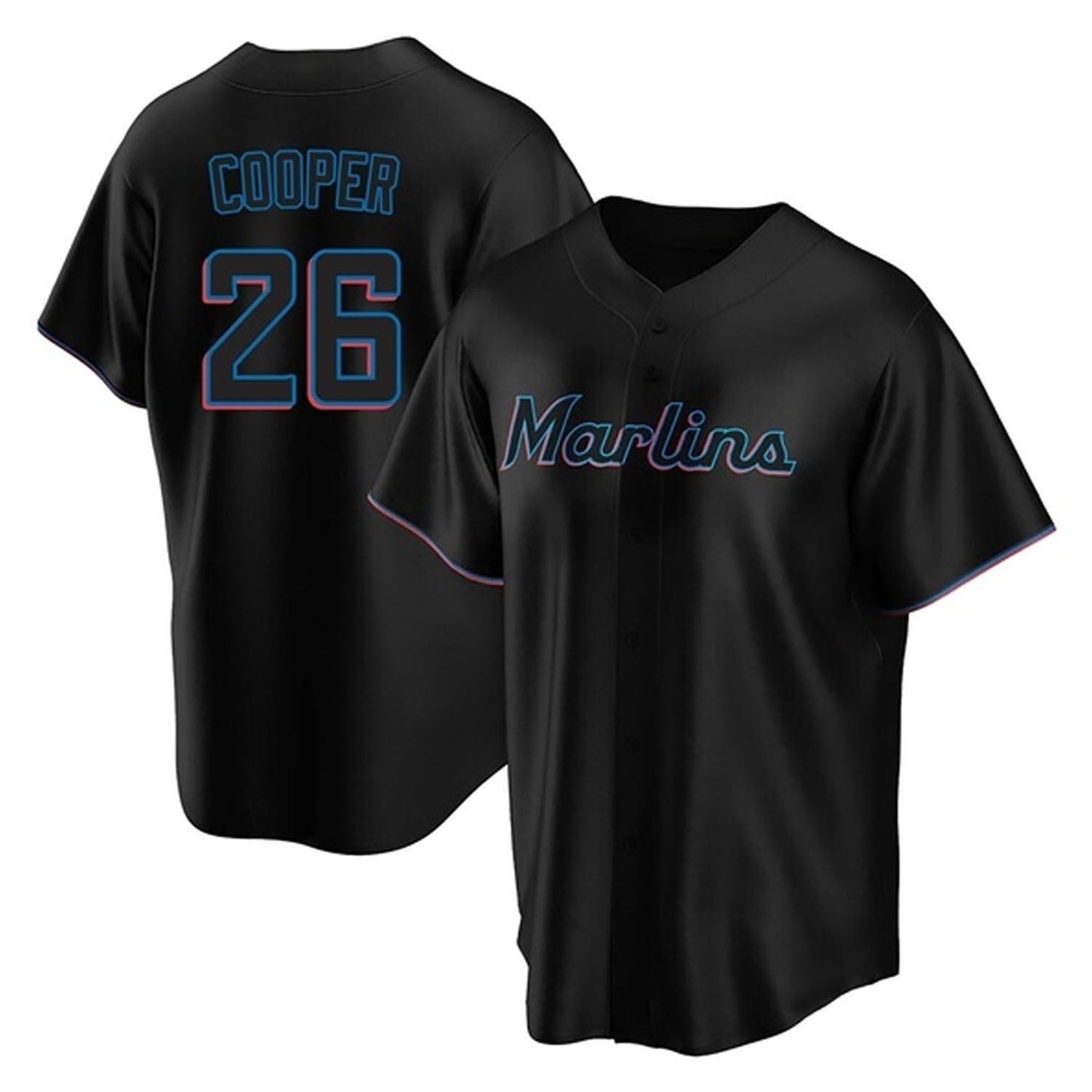 Baseball Garrett Cooper Miami Marlins 26 Jersey