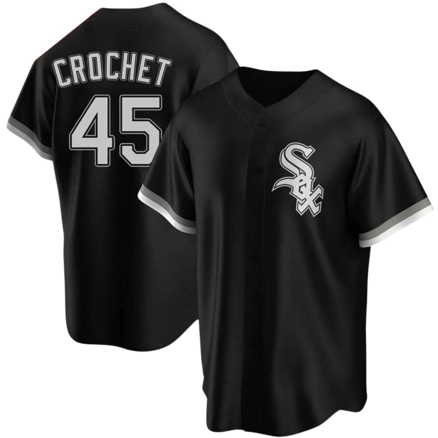 Baseball Garrett Crochet Chicago White Sox 45 Jersey