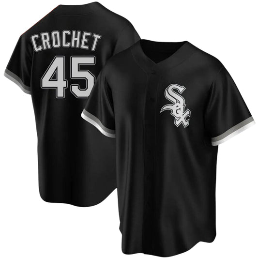 Baseball Garrett Crochet Chicago White Sox 45 Jersey
