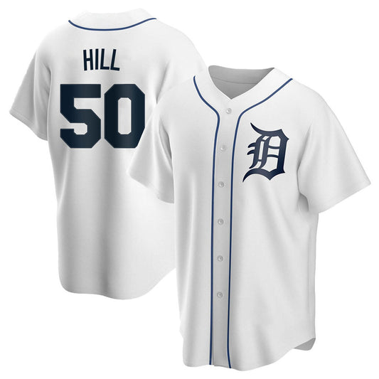 Baseball Garrett Hill Detroit Tigers 50 Jersey