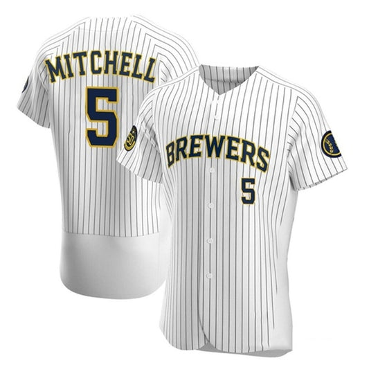 Baseball Garrett Mitchell Milwaukee Brewers 5 Jersey