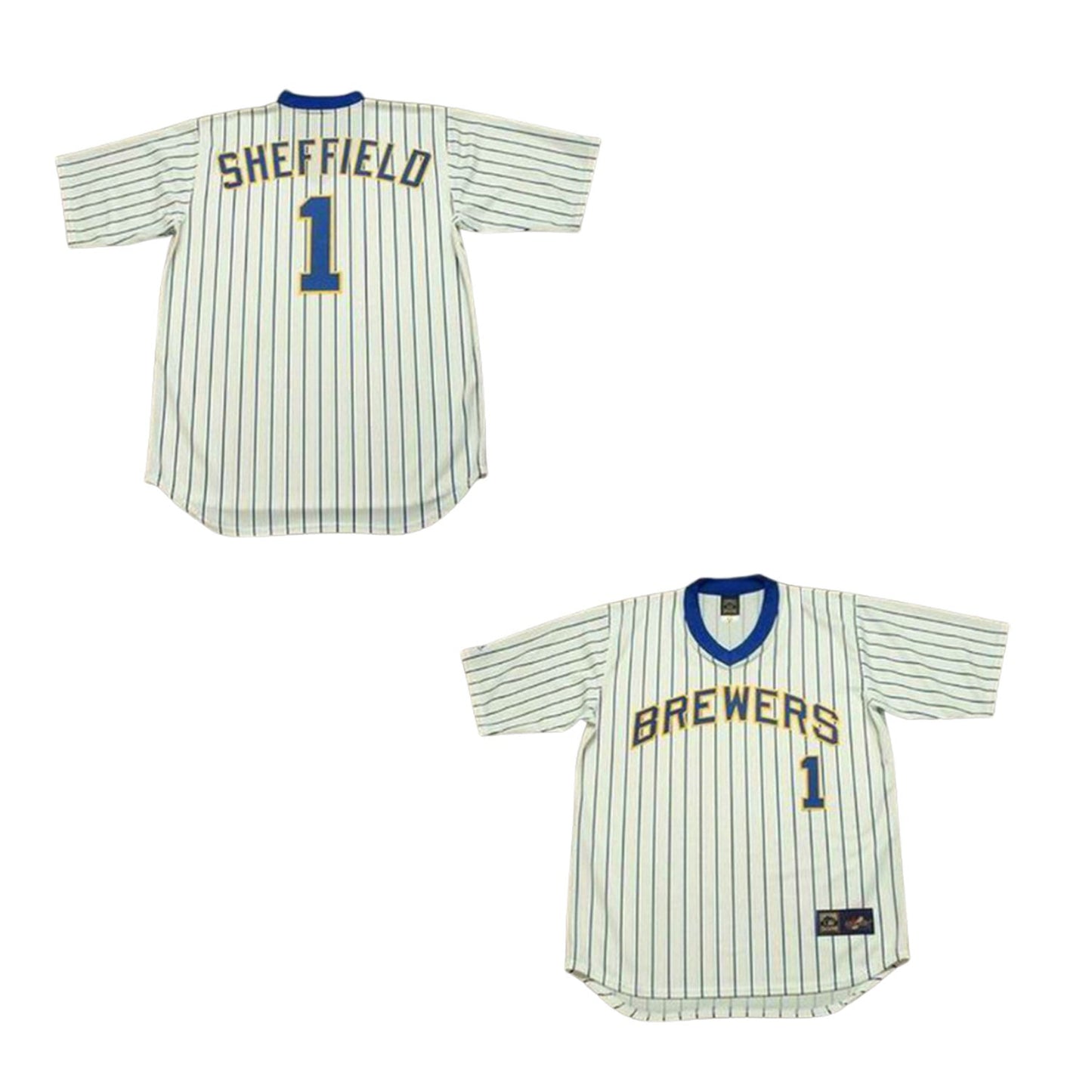 Baseball Gary Sheffield Milwaukee Brewers 1 Jersey