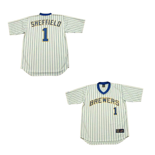 Baseball Gary Sheffield Milwaukee Brewers 1 Jersey