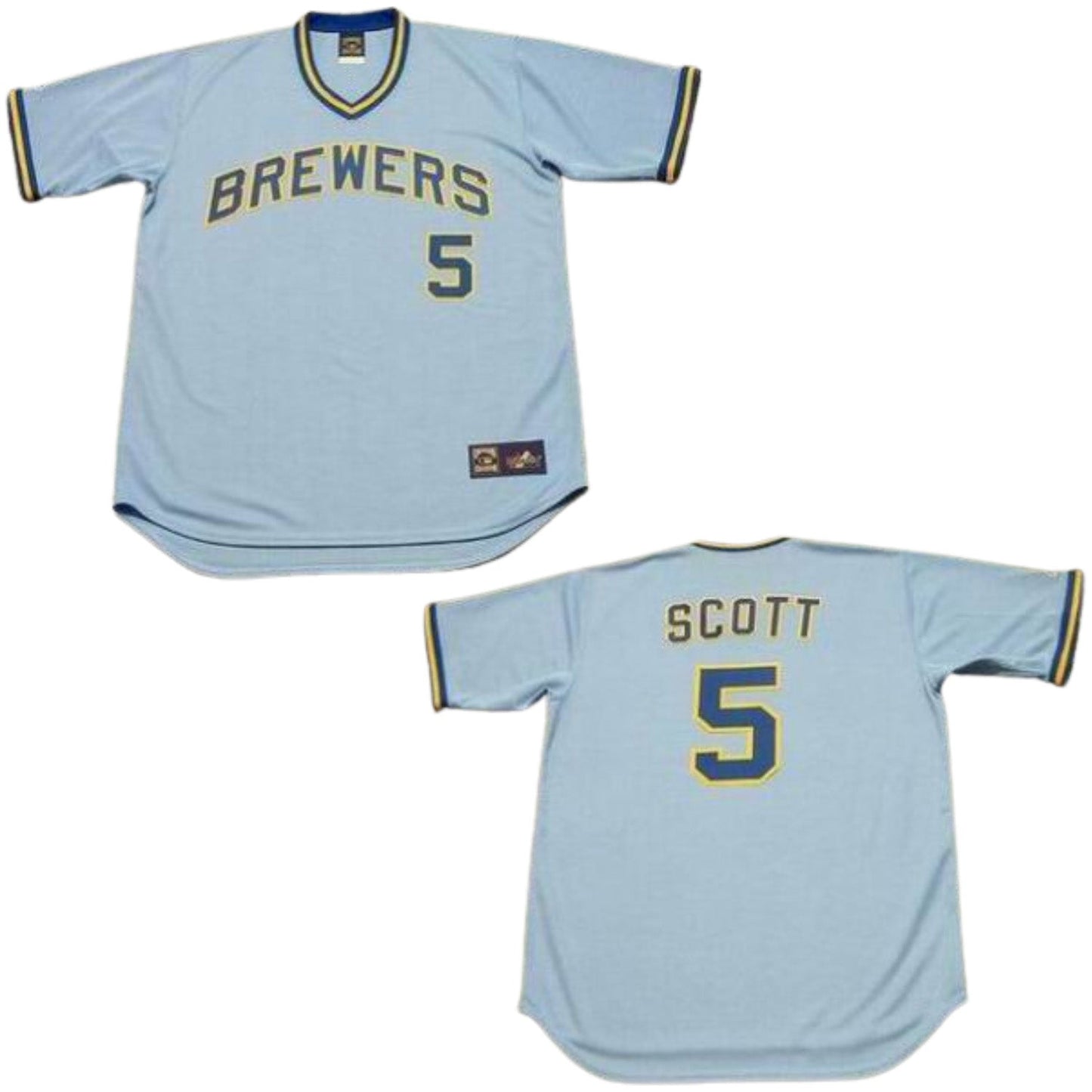 Baseball George Scott Milwaukee Brewers 5 Jersey