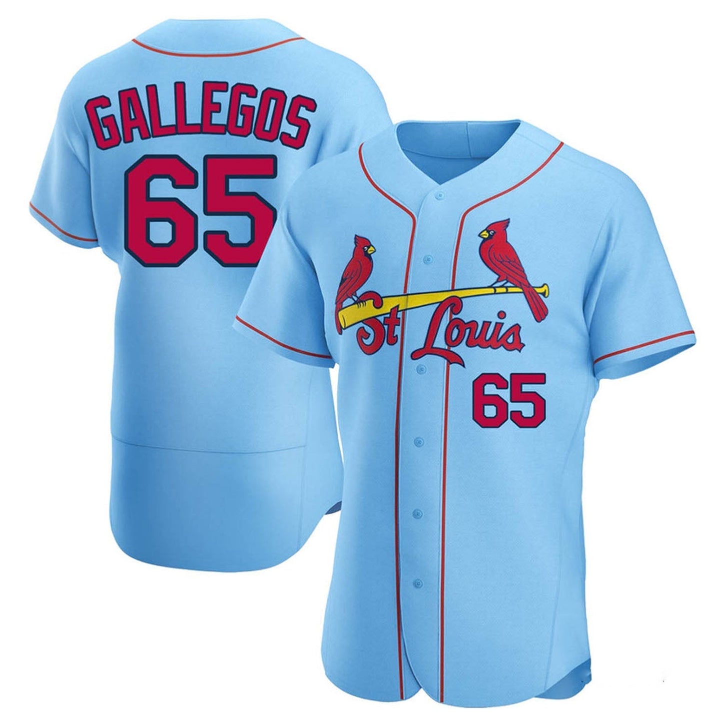 Baseball Giovanny Gallegos St Louis Cardinals 65 Jersey