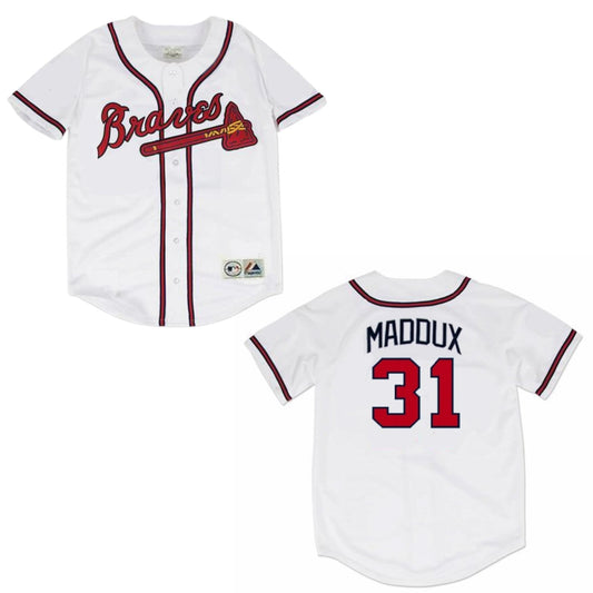 Baseball Greg Maddux Atlanta Braves 31 Jersey