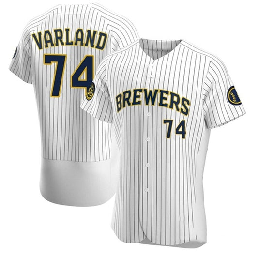 Baseball Gus Varland Milwaukee Brewers 74 Jersey