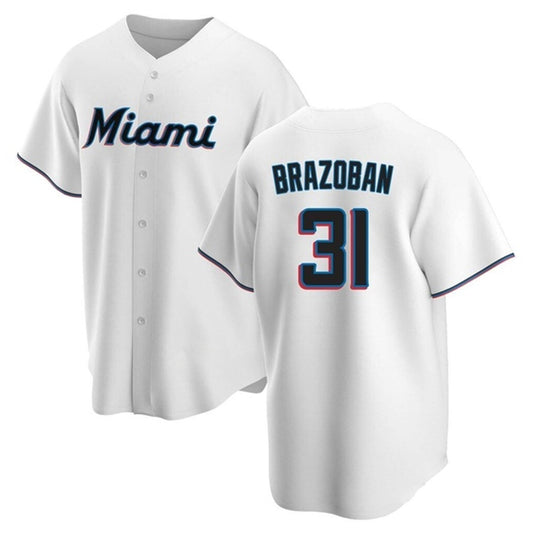 Baseball Huascar Brazoban Miami Marlins 31 Jersey