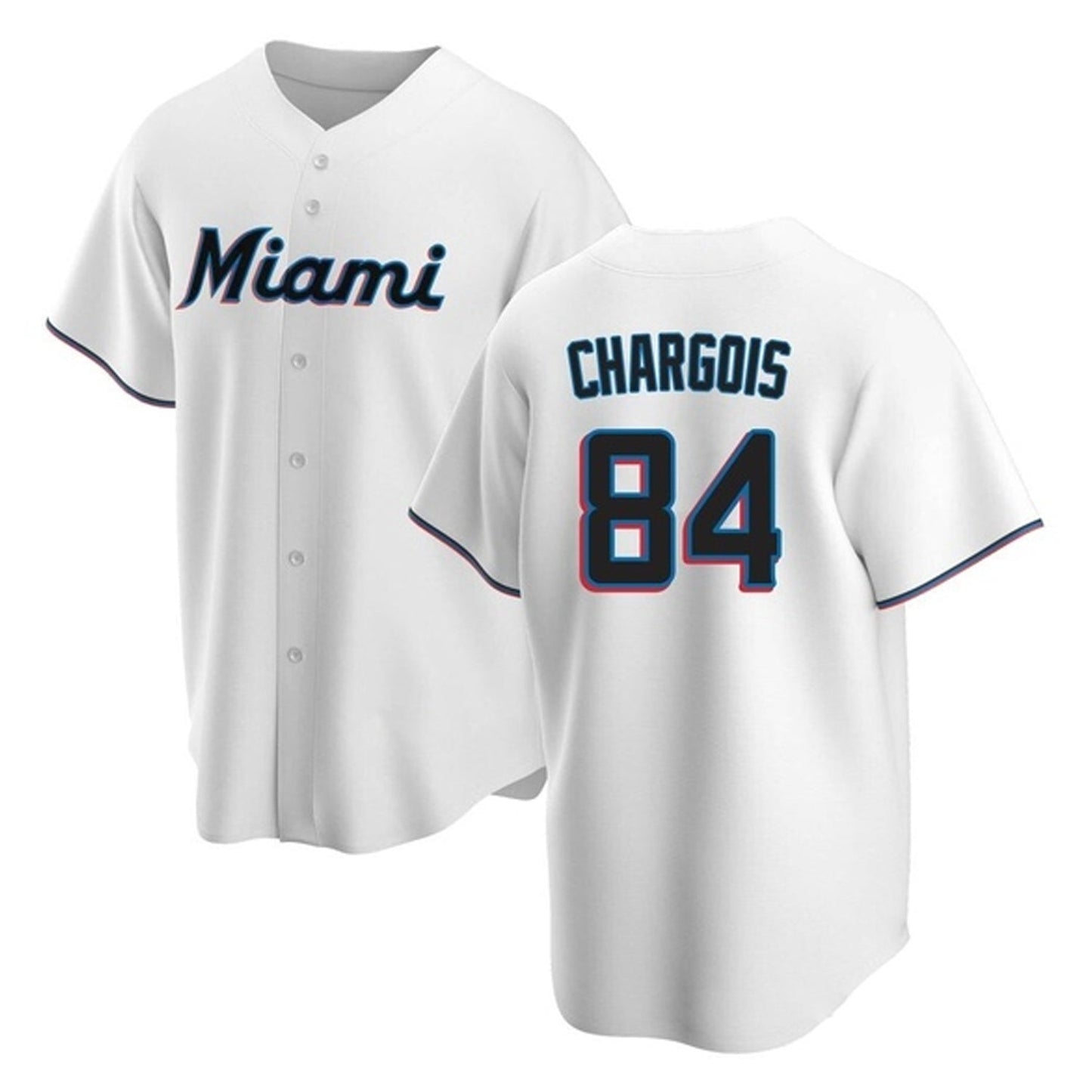 Baseball JT Chargois Miami Marlins 84 Jersey