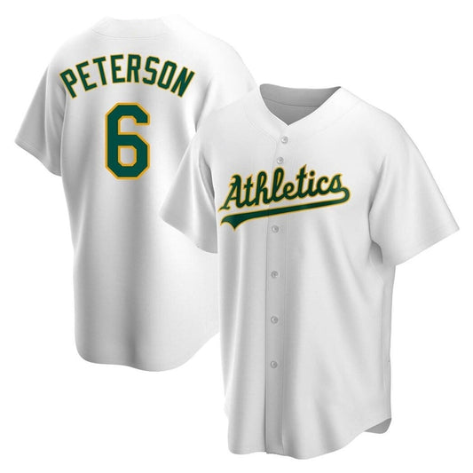 Baseball Jace Peterson Oakland Athletics 6 Jersey