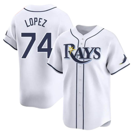Baseball Jacob Lopez Tampa Bay Rays 74 Jersey