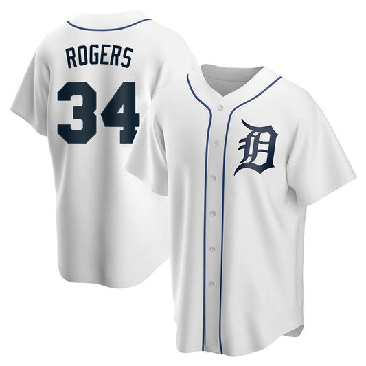 Baseball Jake Rogers Detroit Tigers 34 Jersey