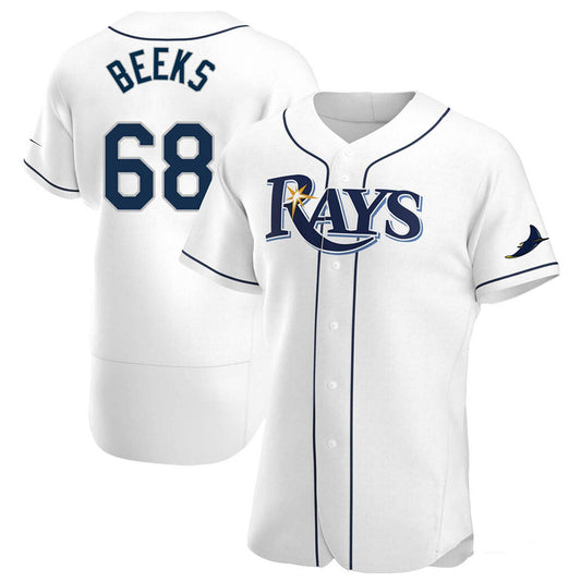 Baseball Jalen Beeks Tampa Bay Rays 68 Jersey