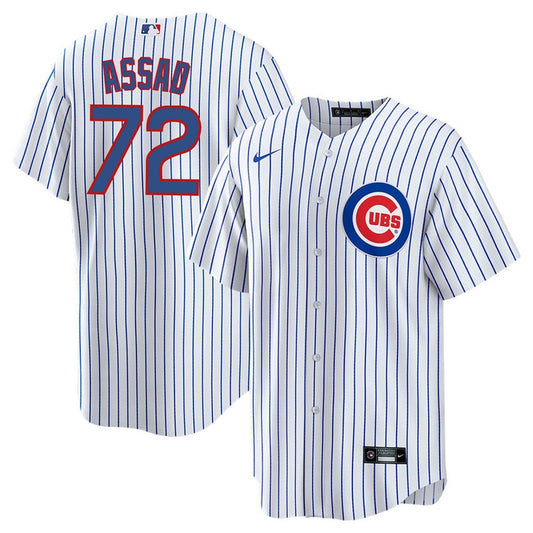 Baseball Javier Assad Chicago Cubs 72 Jersey