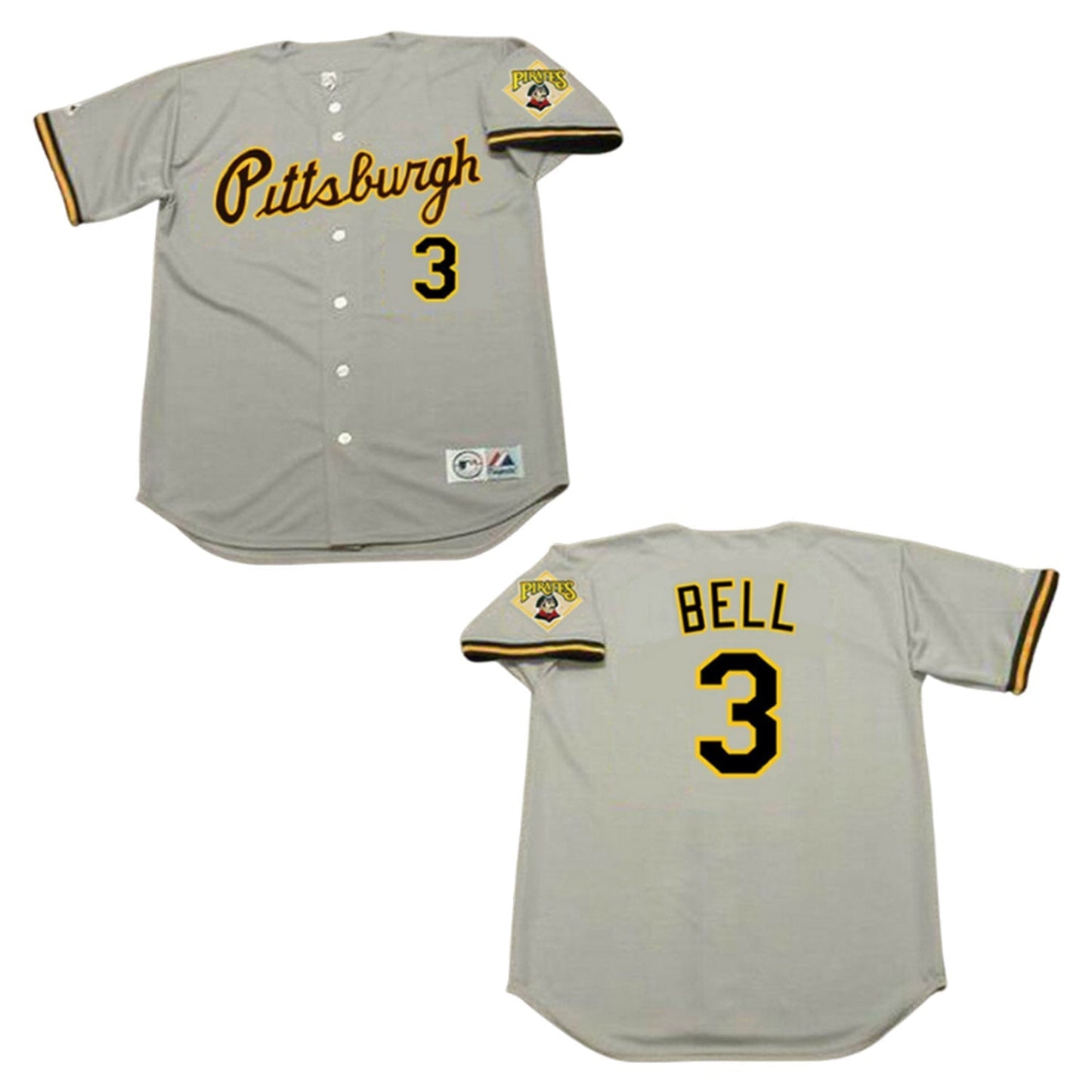 Baseball Jay Bell Pittsburgh Pirates 3 Jersey