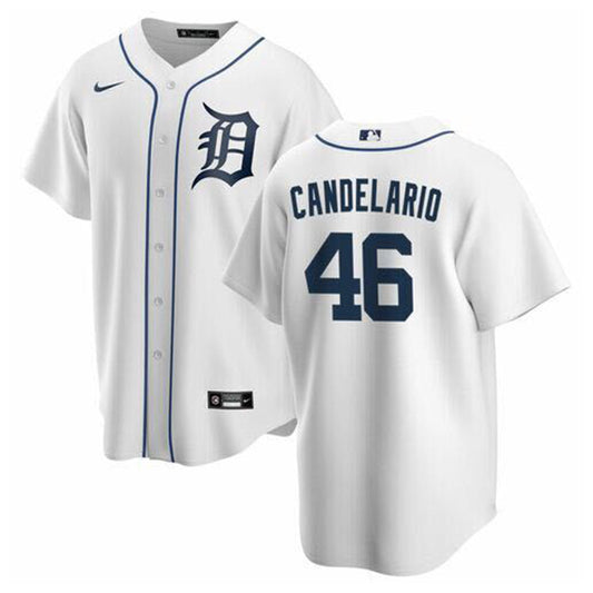 Baseball Jeimer Candelario Detroit Tigers 46 Jersey