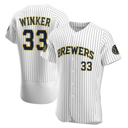 Baseball Jesse Winker Milwaukee Brewers 33 Jersey