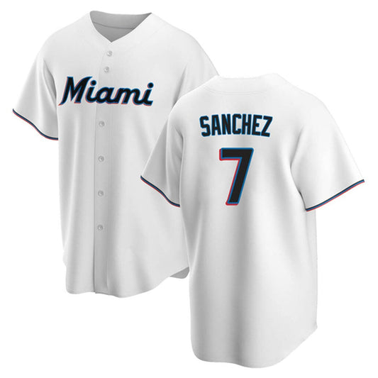 Baseball Jesus Sanchez Miami Marlins 7 Jersey