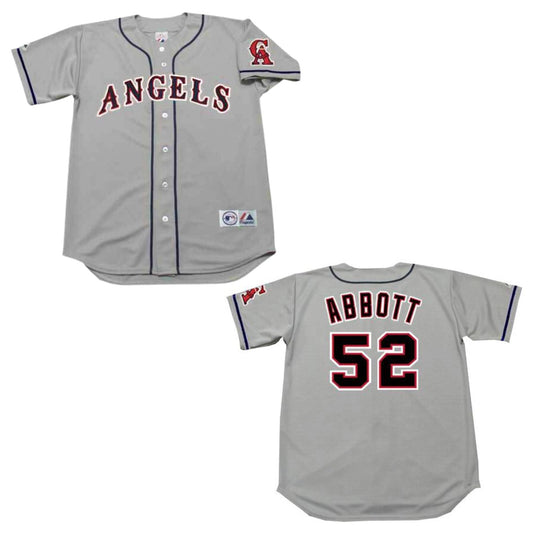 Baseball Jim Abbott California Angels 52 Jersey