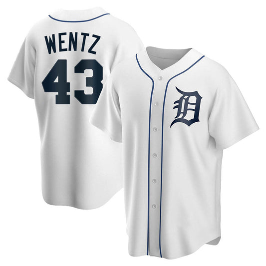 Baseball Joey Wentz Detroit Tigers 43 Jersey
