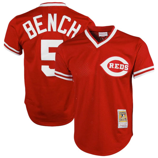 Baseball Johnny Bench Cincinnati Reds 5 Jersey