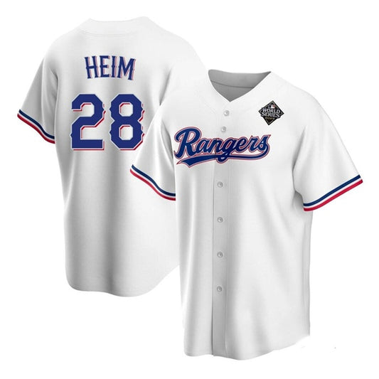 Baseball Jonah Heim Texas Ranger 28 Jersey