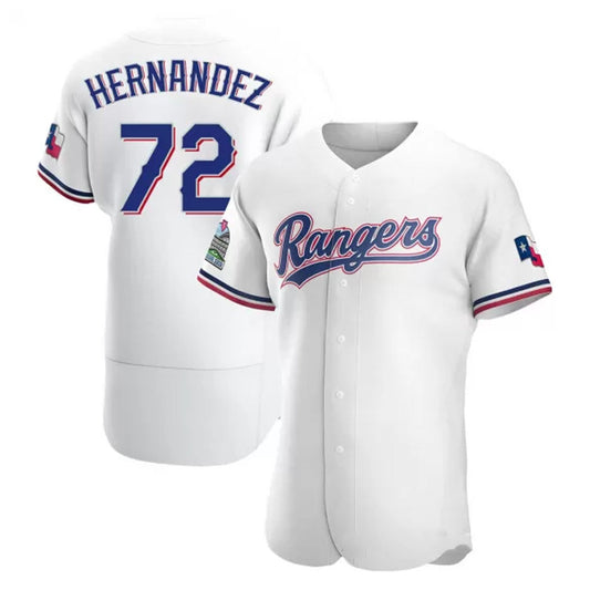 Baseball Jonathan Hernandez Texas Rangers 72 Jersey
