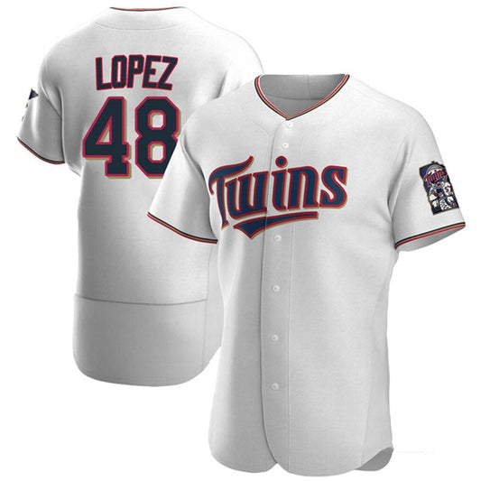 Baseball Jorge Lopez Minnesota Twins 48 Jersey