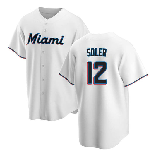 Baseball Jorge Soler Miami Marlins 12 Jersey