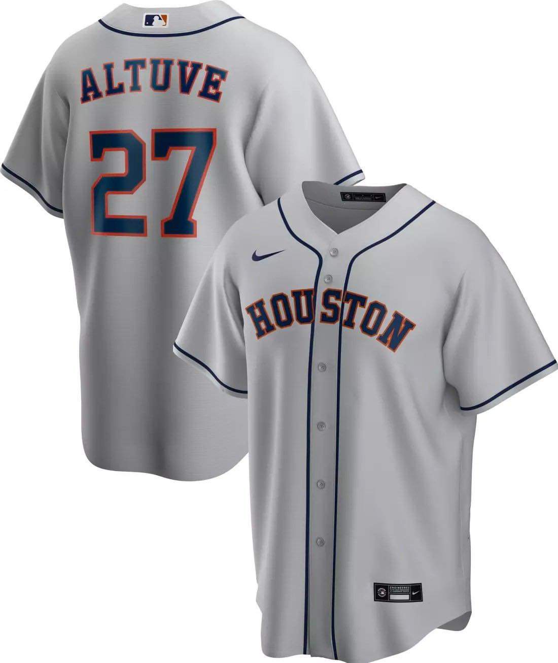Baseball Jose Altuve Houston Astros 27 Jersey