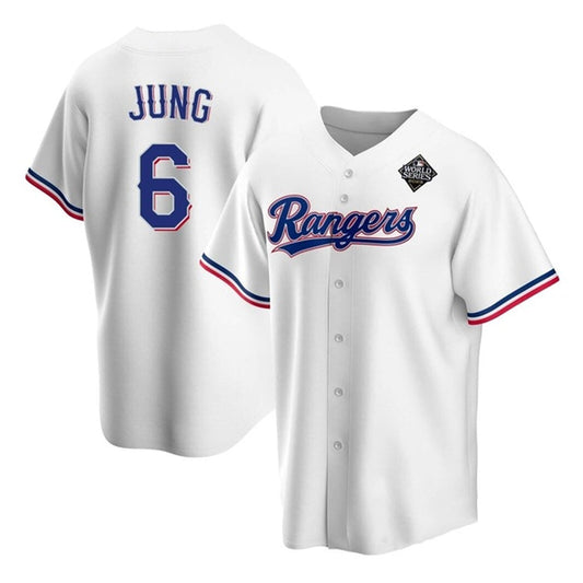 Baseball Josh Jung Texas Ranger 6 Jersey