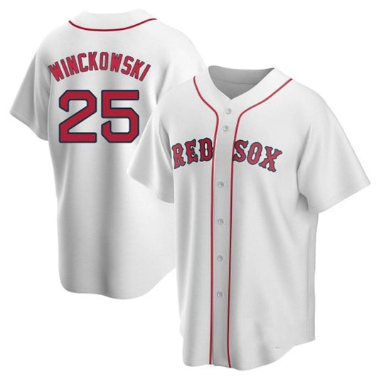 Baseball Josh Winckowski Boston Red Sox 25 Jersey