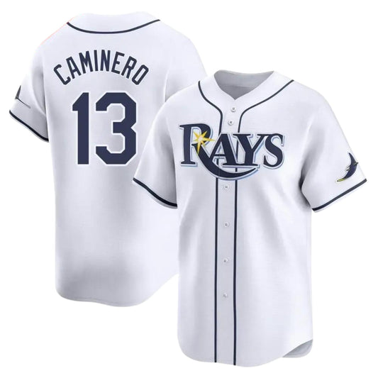Baseball Junior Caminero Tampa Bay Rays 13 Jersey