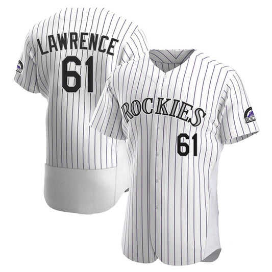 Baseball Justin Lawrence Colorado Rockies 61 Jersey