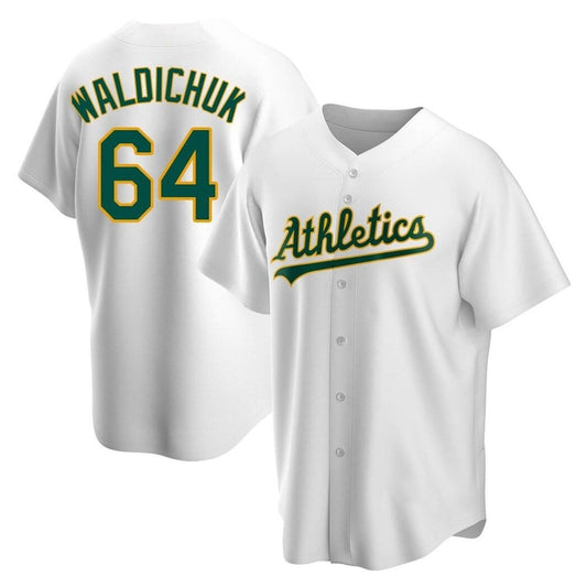 Baseball Ken Waldichuk Oakland Athletics 64 Jersey