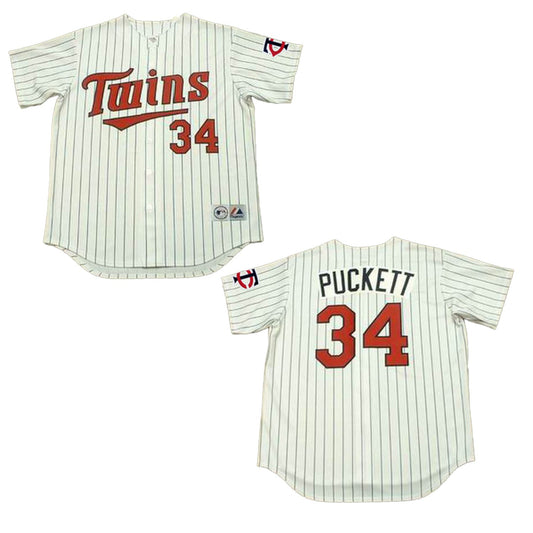 Baseball Kirby Puckett Minnesota Twins 34 Jersey