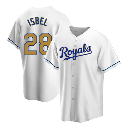 Baseball Kyle Isbel Kansas City Royals 28 Jersey