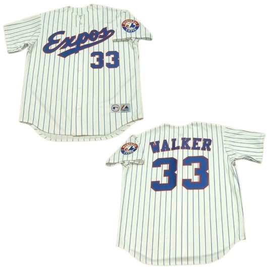 Baseball Larry Walker Montreal Expos 33 Jersey