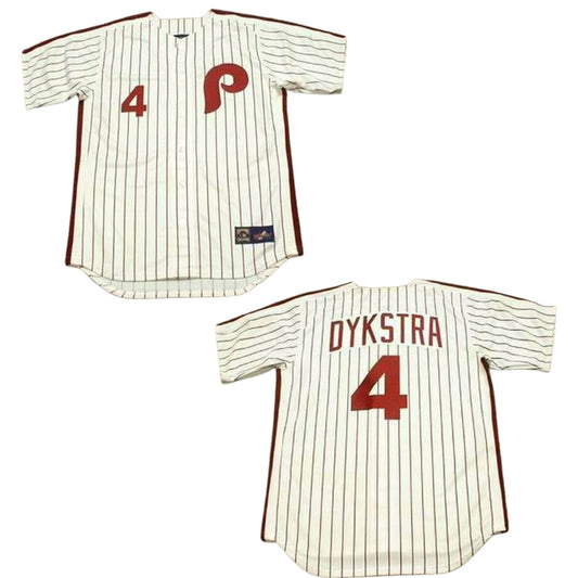 Baseball Lenny Dykstra Philadelphia Phillies 4 Jersey