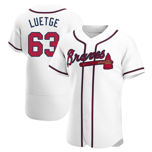 Baseball Lucas Luetge Atlanta Braves 63 Jersey