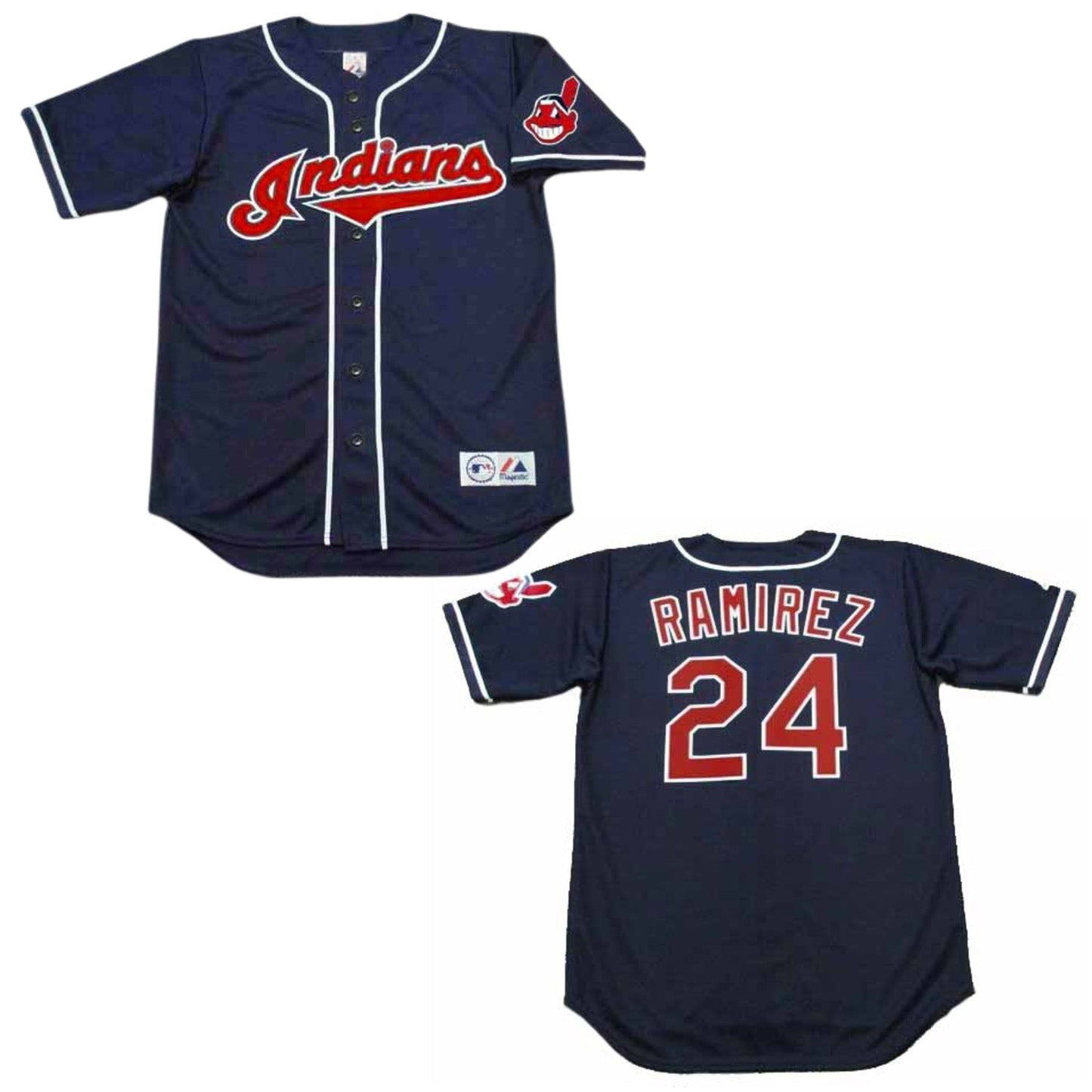 Baseball Manny Ramirez Cleveland Indians 24 Jersey