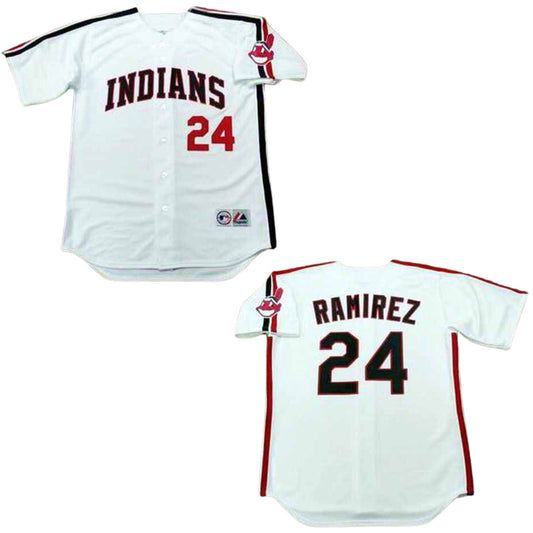 Baseball Manny Ramirez Cleveland Indians 24 Jersey