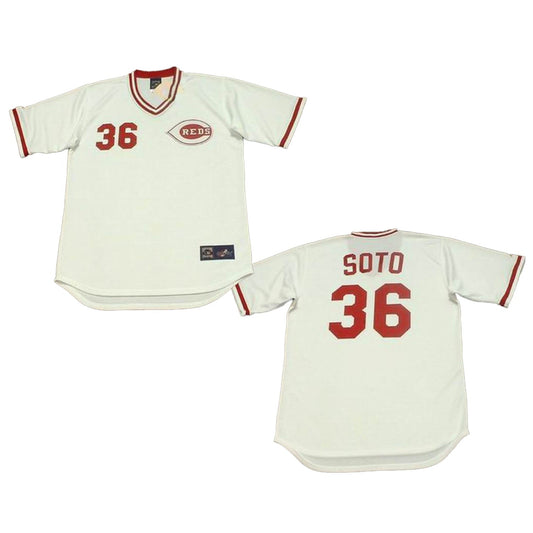 Baseball Mario Soto Cincinnati Reds 36 Jersey
