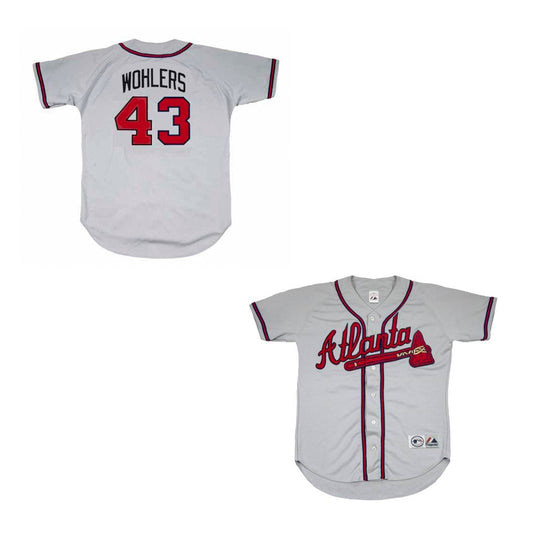 Baseball Mark Wohlers Atlanta Braves 43 Jersey