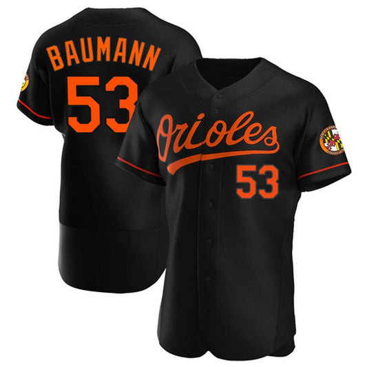Baseball Mike Baumann Baltimore Orioles 53 Jersey